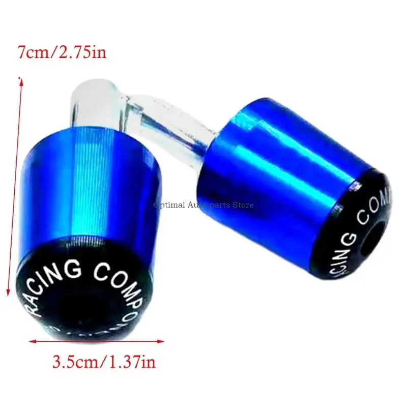 Picture 7: Pair Motorcycle Handlebar End Plugs Enhanced Grip Control Universal High Strength Motorcycle Handlebar Accessories