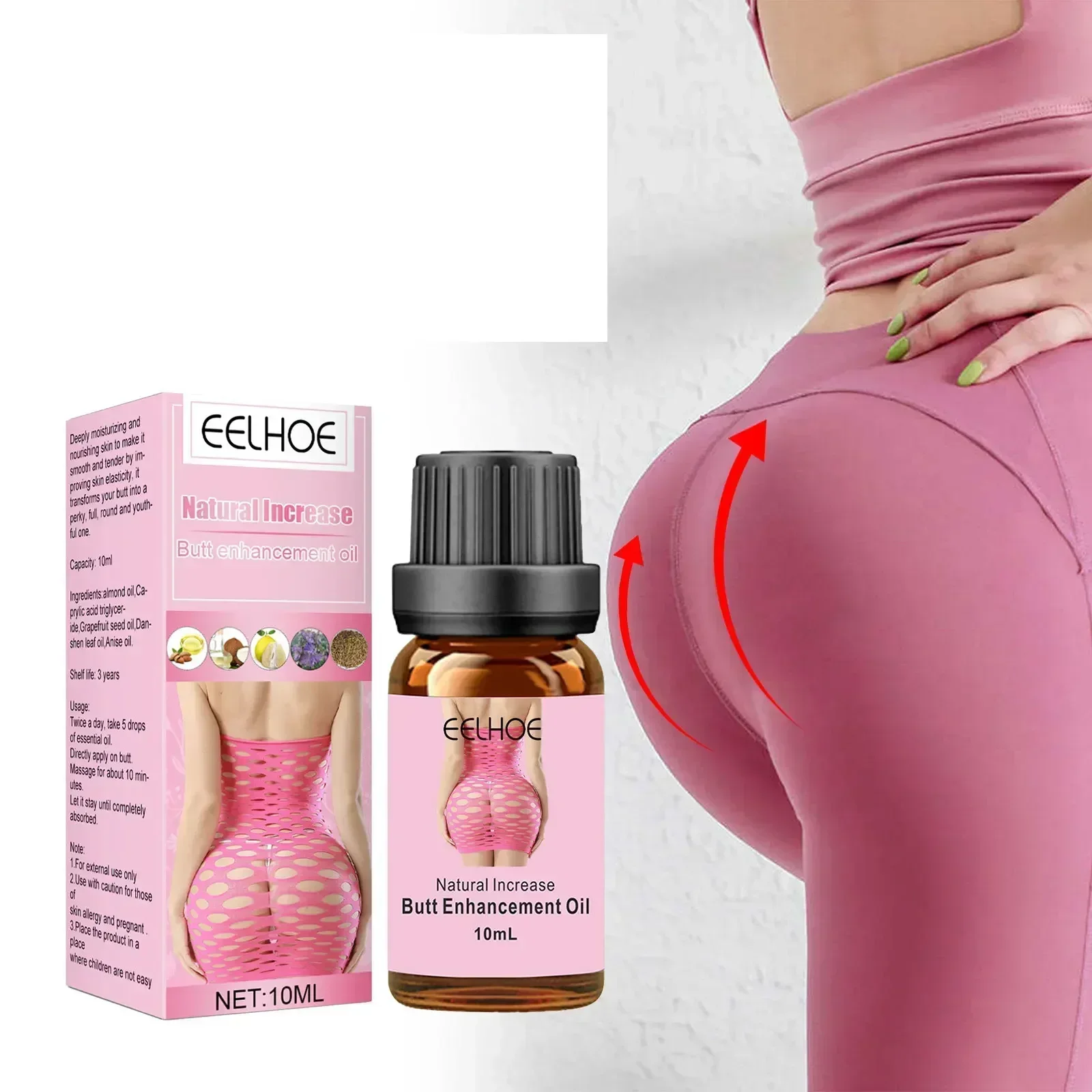 Hip Buttock Essential Oils Butt Enhancement Cream Fast Growth Butt Enhancer Breast Enlargement Body Sexy Care For Women Hip Lift