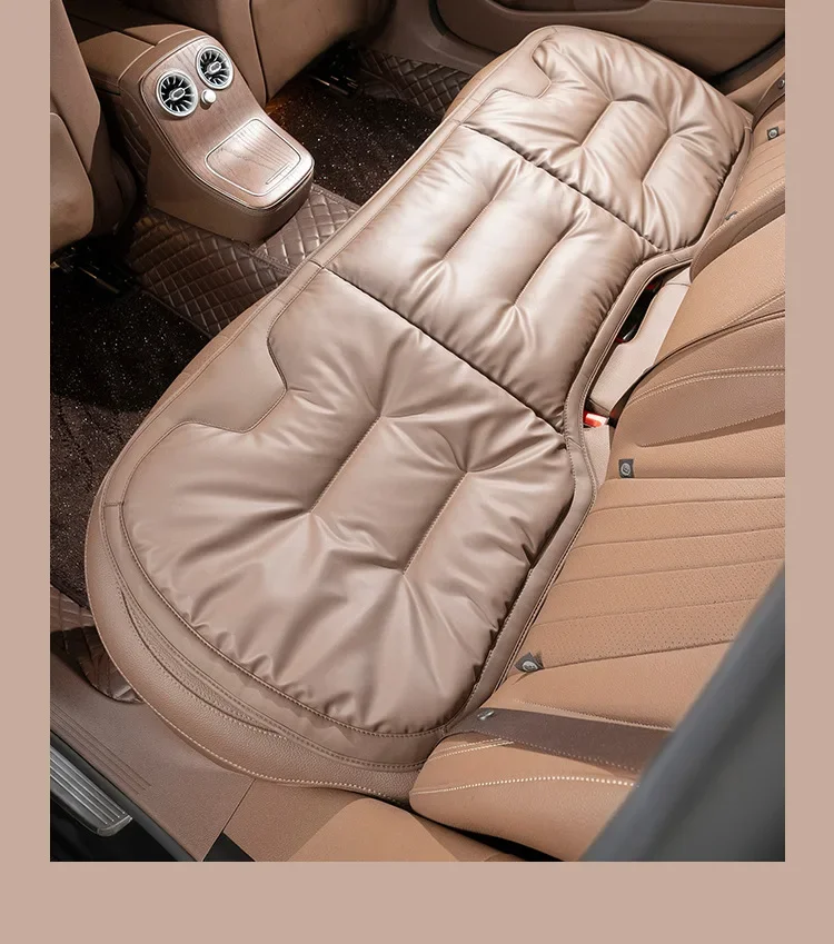 

Универсальная накидка на заднее трехместное автомобильное сиденье, 1 шт., из премиальной кожи, дышащая, всесезонная, комфортная, нескользящая.