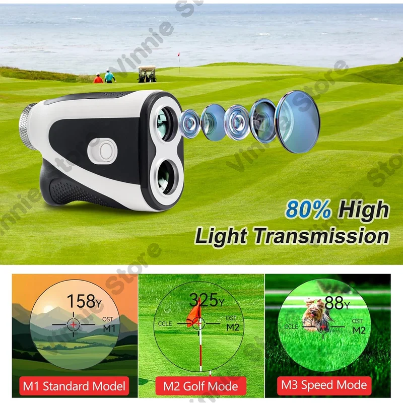 handheld laser telescope rangefinder high-precision angle compensation measuring instrument Golf rangefinder