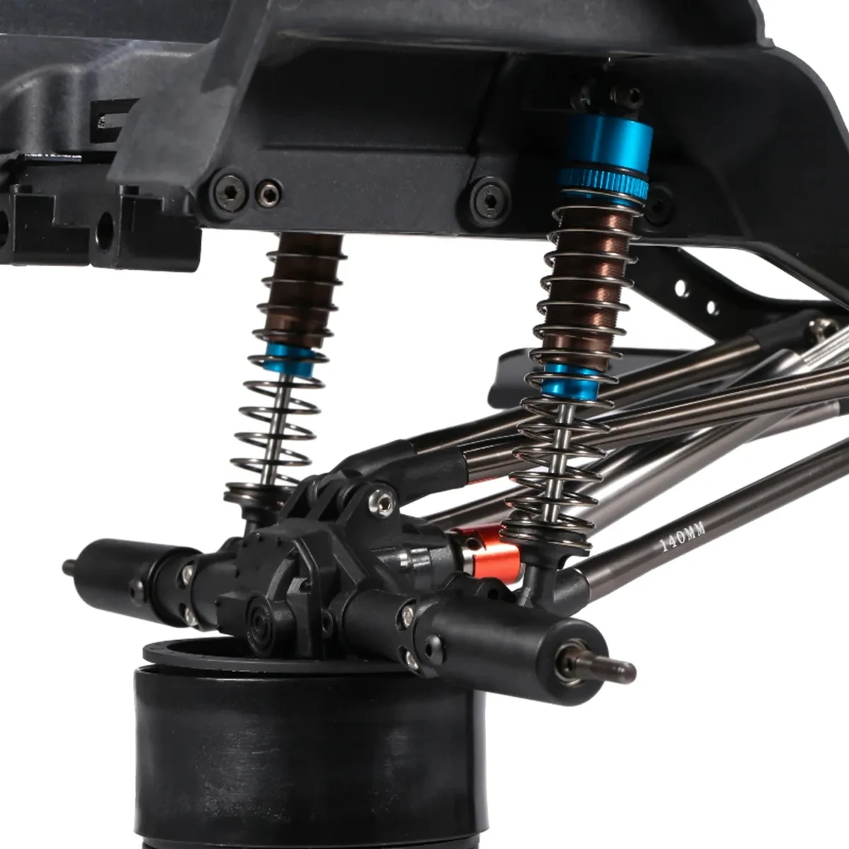 4 個のショックアブソーバー オイル充填済み 1/10 RC トラギー バギー オンロード ツーリング ドリフトカー LC レーシング アブシマ アップグレードパーツ用