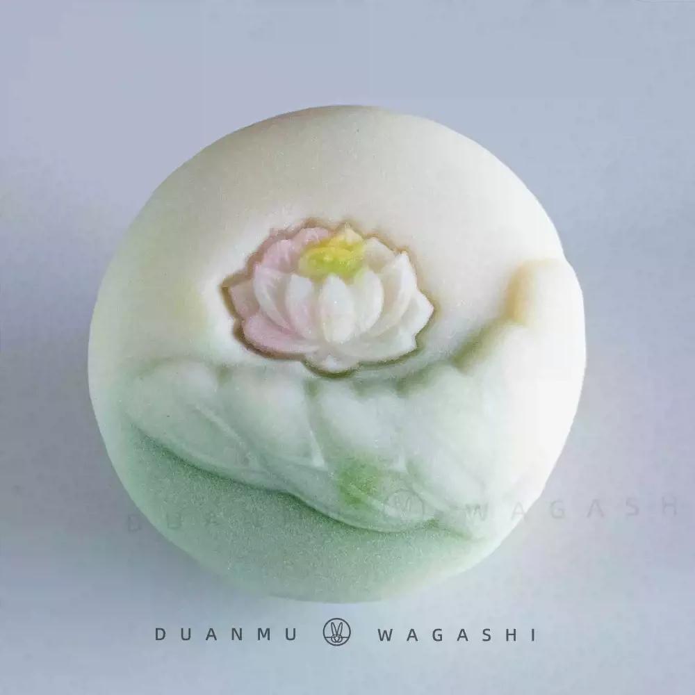 lotus flower pattern wagashi mold,Beauty design wagashi diy making pressing tool