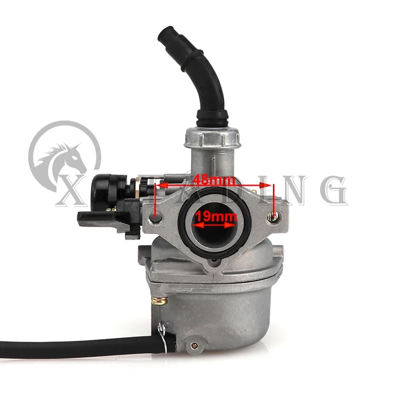 19mm Carburetor PZ19 Carb Chinese ATV Quad Dirt Pit Bike 4 Wheeler 50cc 70cc 90cc 110cc 125cc Choke Carby