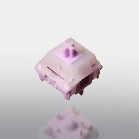 SW X HMX Catmint Linear Switch 50gf POM Lubricated 2mm Conduction Stroke 20mm Single Spring Custom Shaft for Mechanical Keyboard