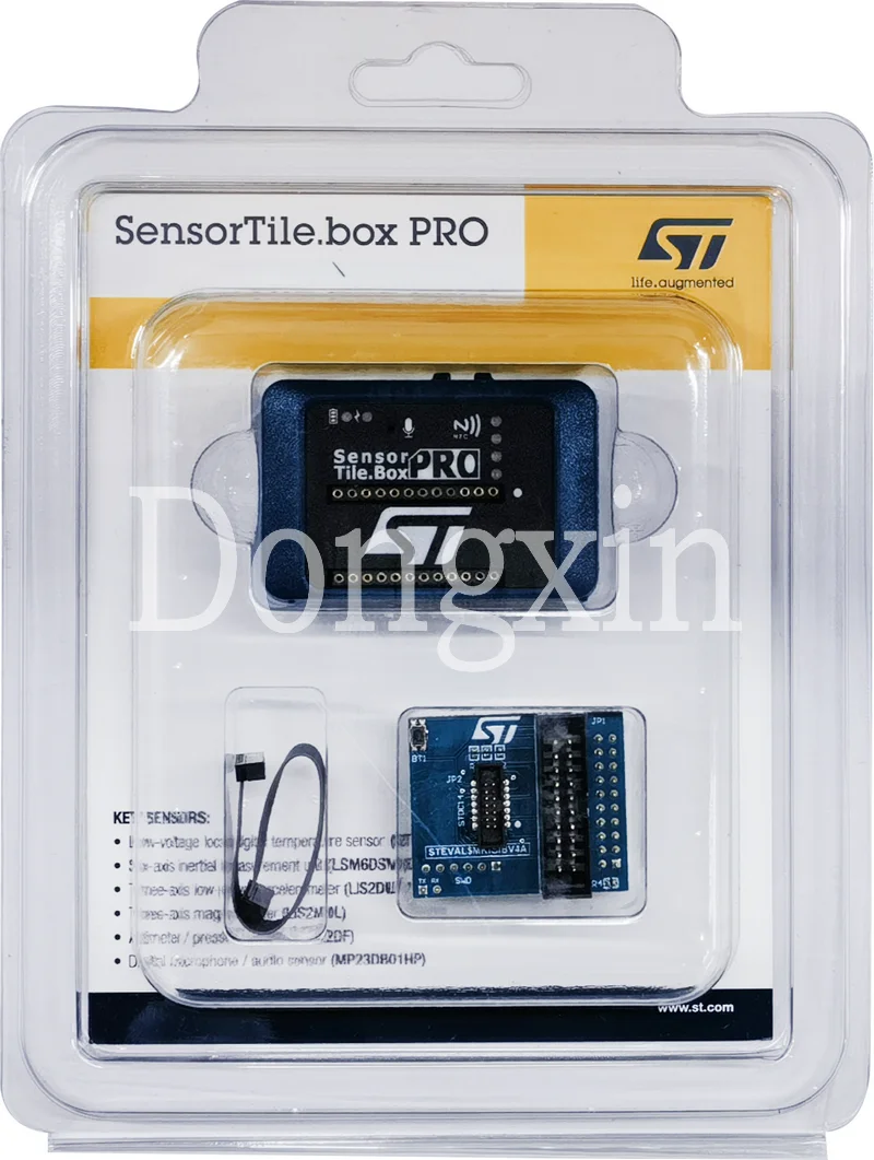 Spot STEVAL-MKBOXPRO sensortile. Box Pro è un pacchetto in scatola wireless programmabile