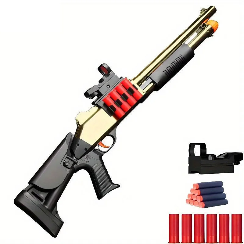 

Soft Bullet Toy Gun Shotgun with Shell Ejection Function and Long Range Shooting Distance