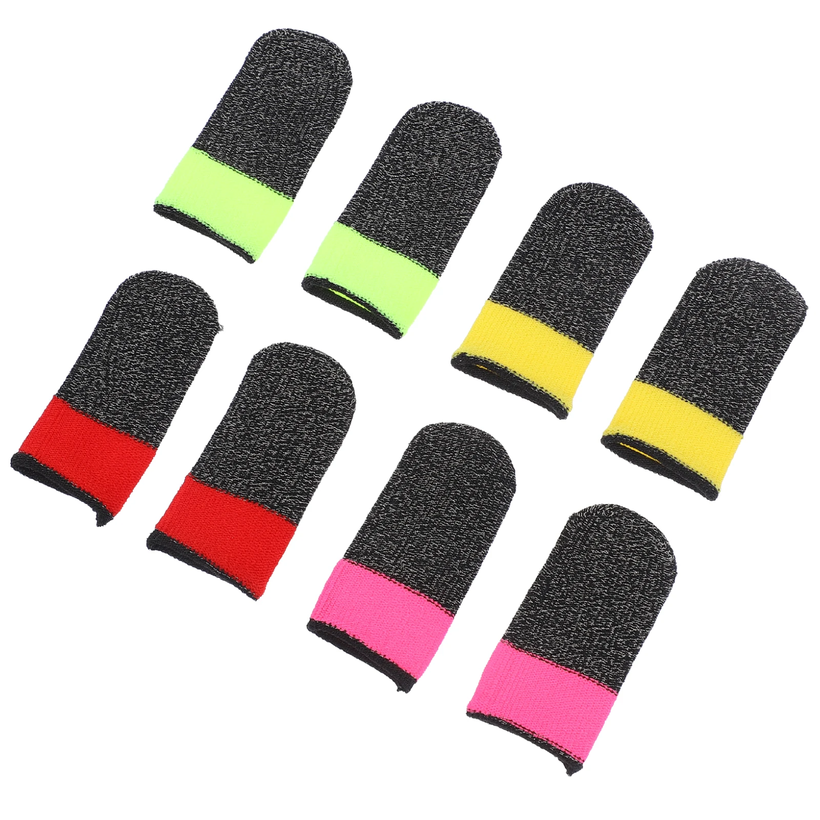 

4pcs Gaming Finger Sleeve Non-Slip Breathable Sweat-Resistant Game Thumb Cover Touchscreen Game Accessory Protector