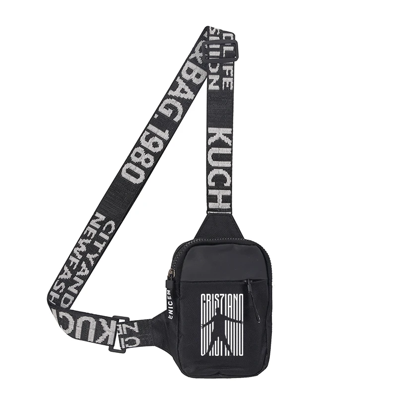 กระเป๋าคาดลำตัวคริสเตียโน่ โรนัลโด้ CR7 กระเป๋าสะพายไหล่ใบเล็ก กระเป๋าคาดอกขนาดใหญ่ กระเป๋าคาดลำตัวแบบสลิงสำหรับผู้ชาย กันน้ำ