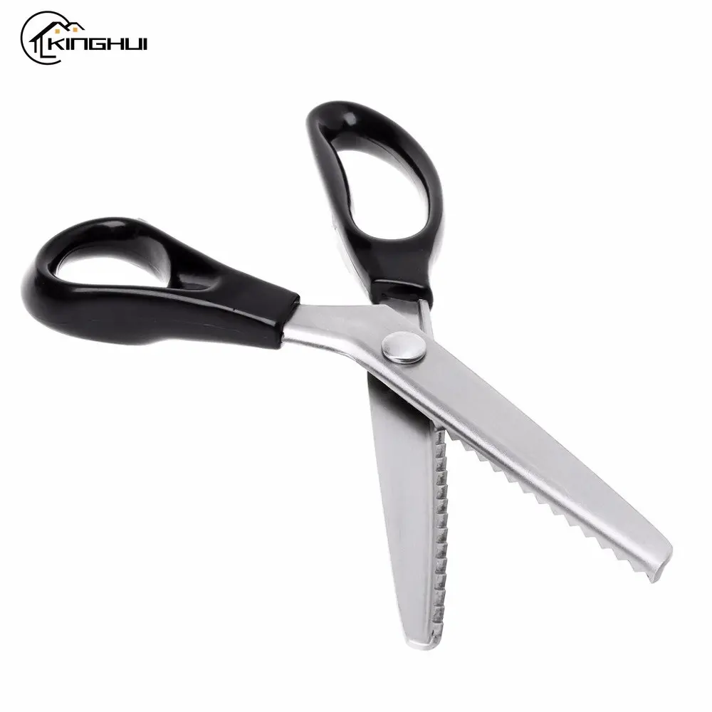 3/5/7MM Zig Zag Sewing Cut Dressmaking Tailor Shear Pinking Scissor Stainless Steel Lace Scissors Leather Craft Fabric Scissors