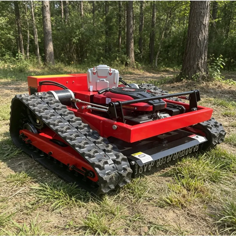 

7.5HP Remote Control Robot Lawn Mower | Slope Crawler Grass Cutting Machine | Automatic Garden Mower CE Certified Factory Price