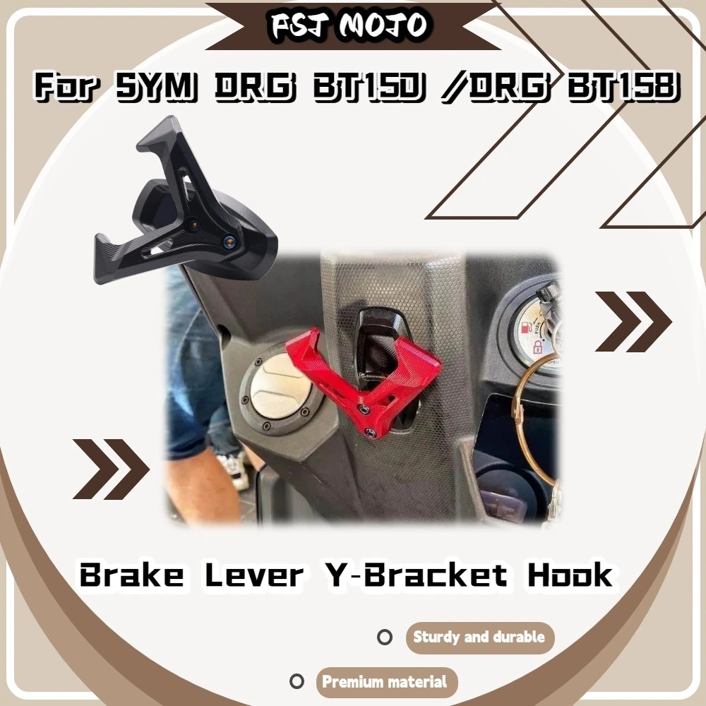 For SYM DRG150 DRG158 Y‑Frame Horn Aluminum Hook Multifunctional Small Storage Holder Mod Accessories