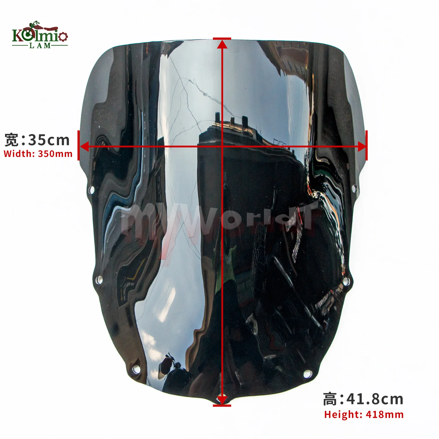 Motorcycle Windshield Windscreen Fit For 1990 - 1992 Kawasaki ZZR1100 C ZZR1100C ZX11 ZX-11