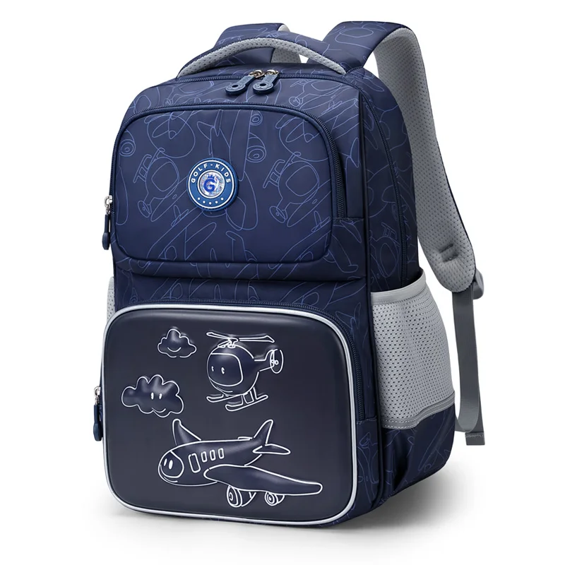 GOLF School Backpack for Boys Kids Primary School Bags Children Backpacks Elementary Student Schoolbag Book Bag Multi Pockets