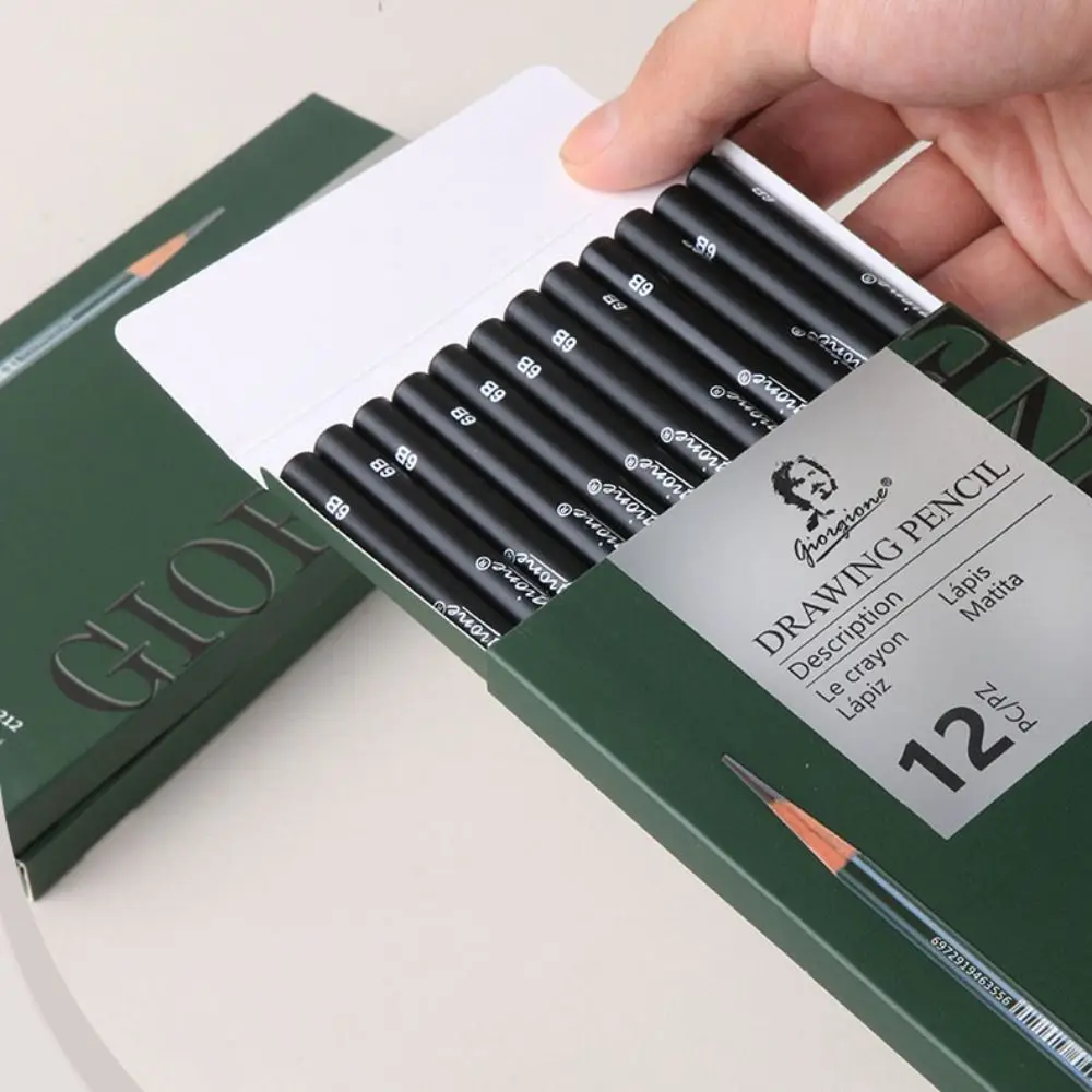 

Design Pen Smooth Sketching Pencil Graphite Mixed Soft Charcoal Pencil Black Art Supplies Drawing Pencil Set Enthusiast
