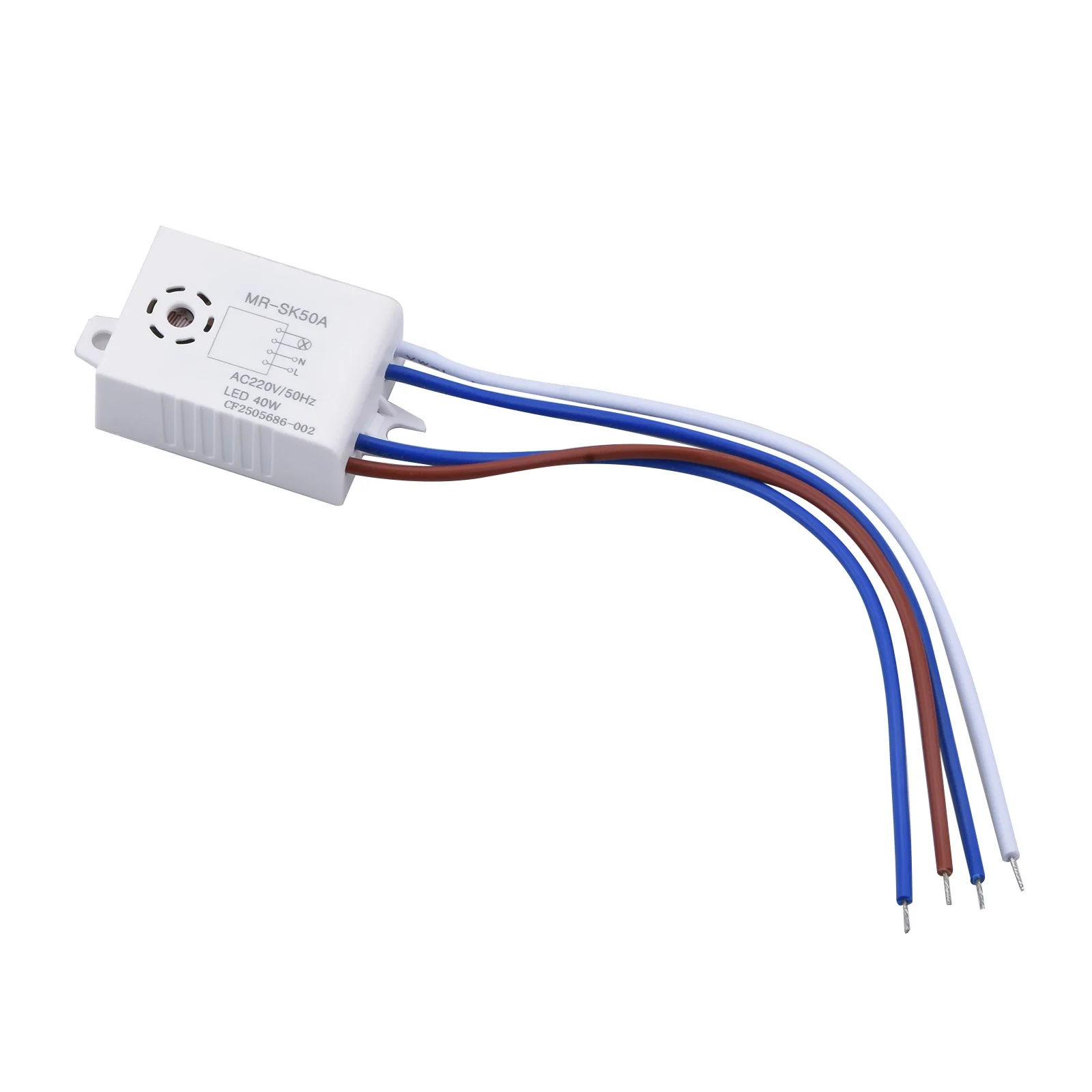 Mini AC180-240V 50/60Hz Automatic On Off Light Sound Voice Sensor Switch Time Delay For Corridor Bathroom Warehouse Stair