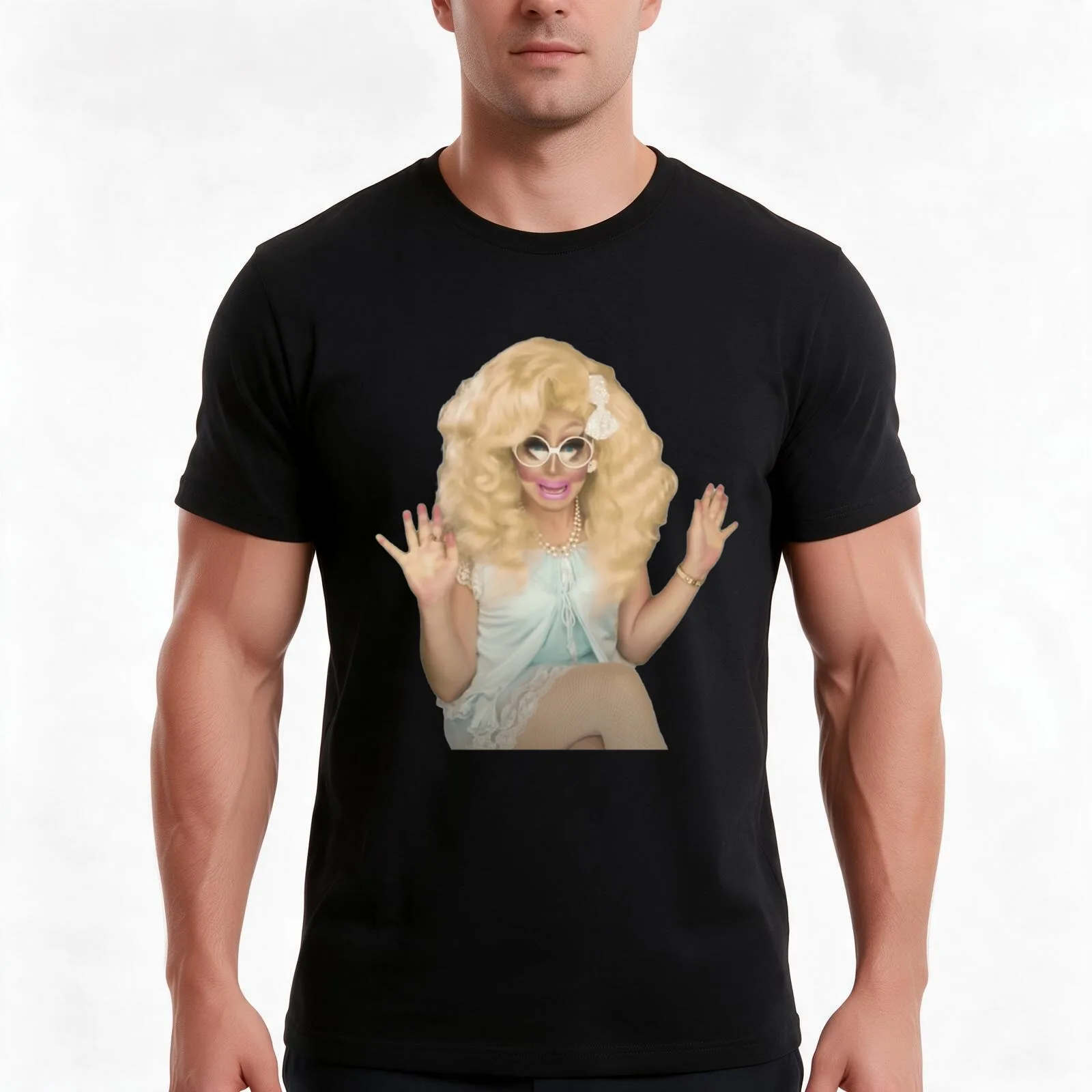 UNHhhh Ep. 22 _quot_Social Media_quot_ Trixie T-Shirt Summer Casual Cotton Tee Oversized Streetwear Tops Unisex Men Women