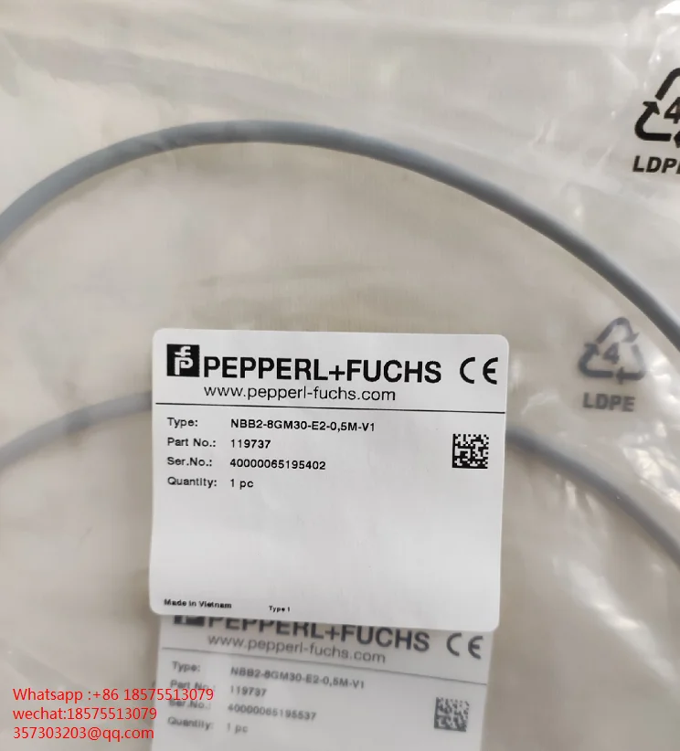 For PEPPERL+FUCHS 119737 NBB2-8GM30-E2-0. 5M-V1 119737 Photoelectric Sensor