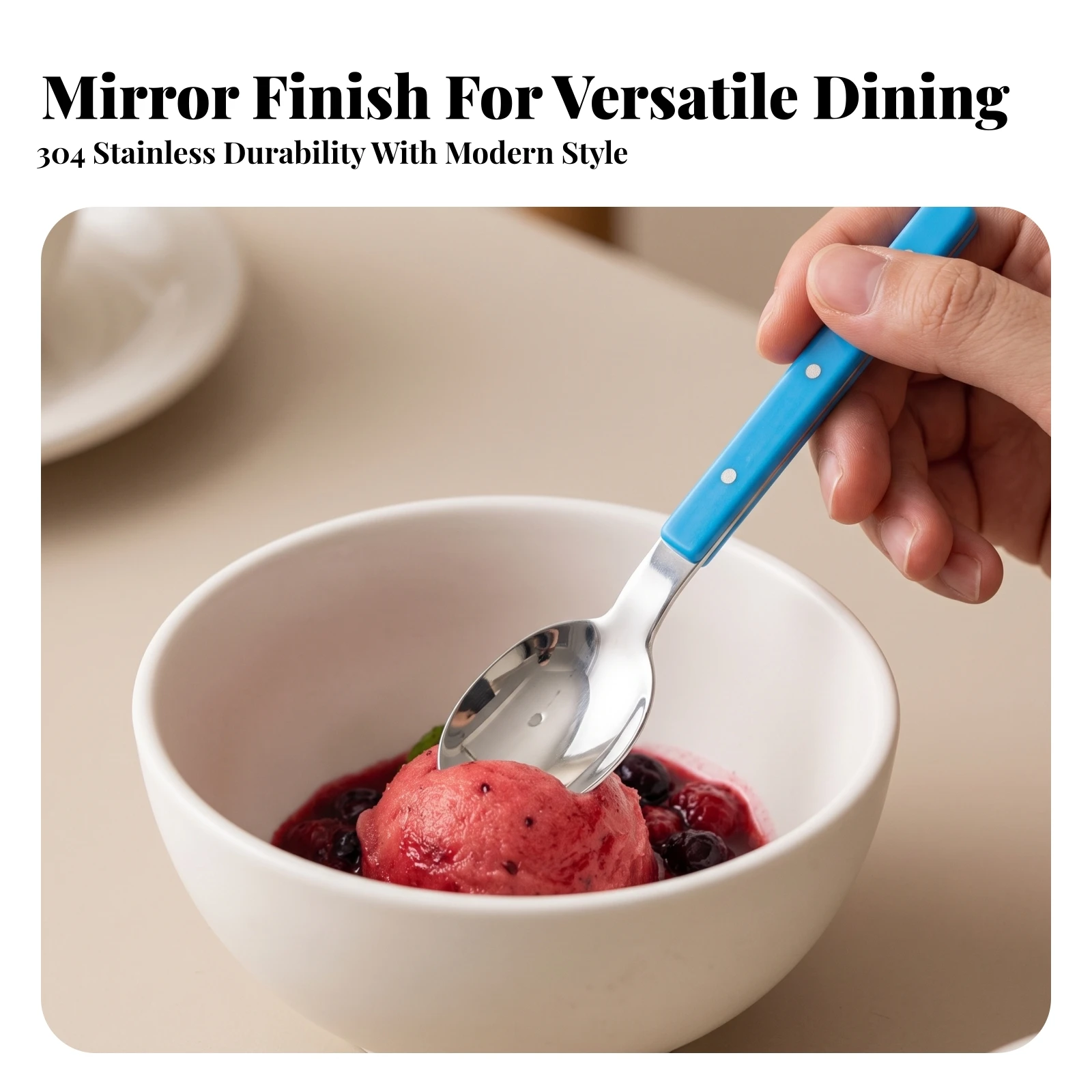 Dessert Utensil Mini Dessert Fork Flatware Minimalist Long-Lasting for Desserts, Daily Meals