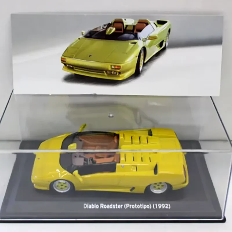 for 1992 Diablo Roadster 1:43 Diecast Alloy Model Car Static Display Simulation Toy Adult Collection Gift Vintage Vehicle
