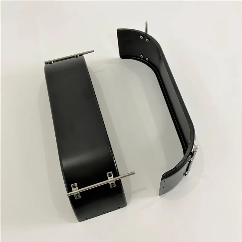 

For Tamiya 1/14 RC Truck Metal Rear Dual Axle Mudguards Fenders 1:14 Tractor Trailer Tipper DIY Parts