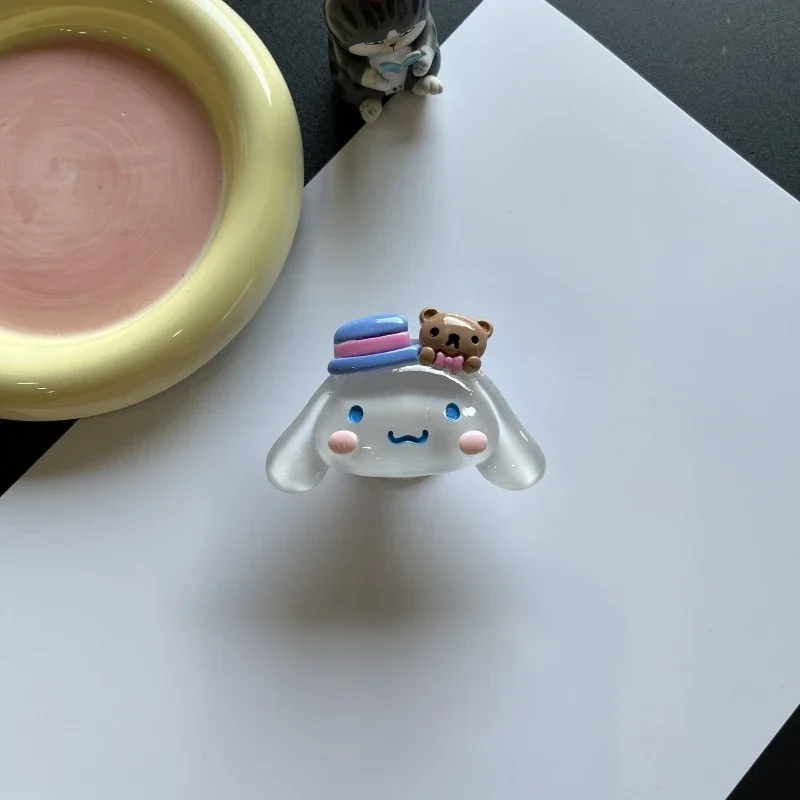 Soquete aperto tok anel de dedo suporte do telefone sanrio melodia kuromi pochacco para iphone samsung xiaomi griptok suporte dobrável