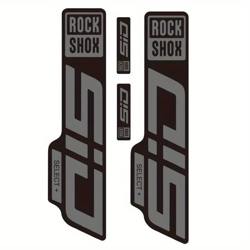 AliExpress NONE 1set ROCKSHOX SID SELECT+ Fork Stickers Clear Vinyl Blue Orange Design Durable Paint Protection