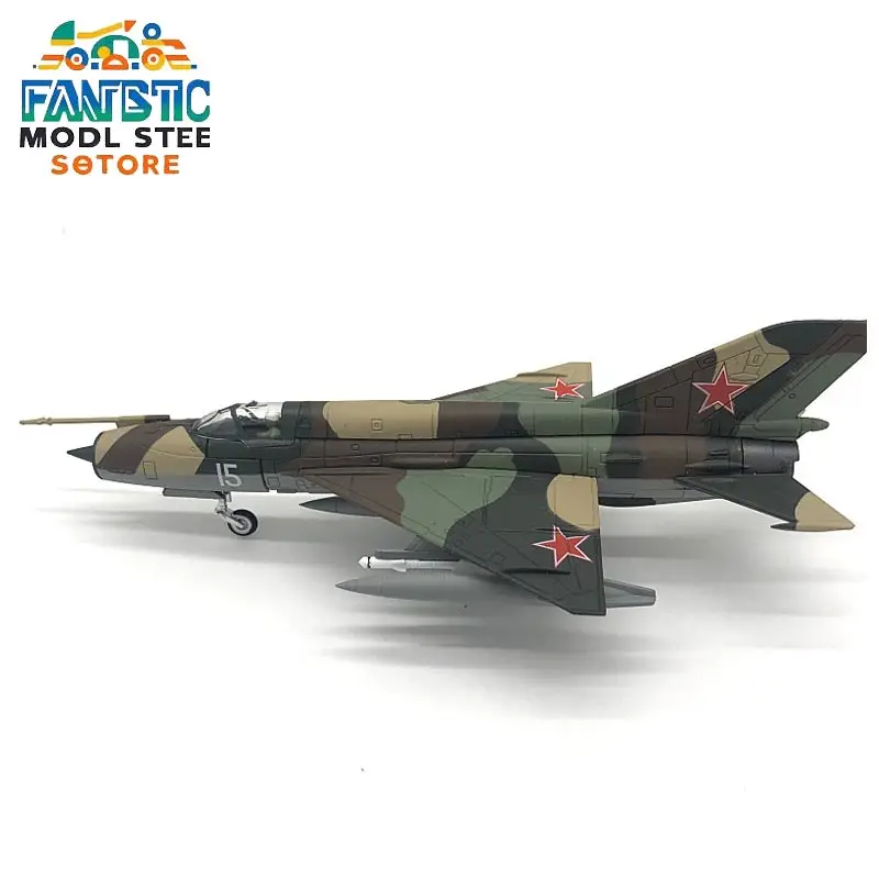 Classic Soviet Mig-21 Fighter Jet Model Alloy Simulation Pre-Built Collectible Metal Airplane Toy For Hobbyists