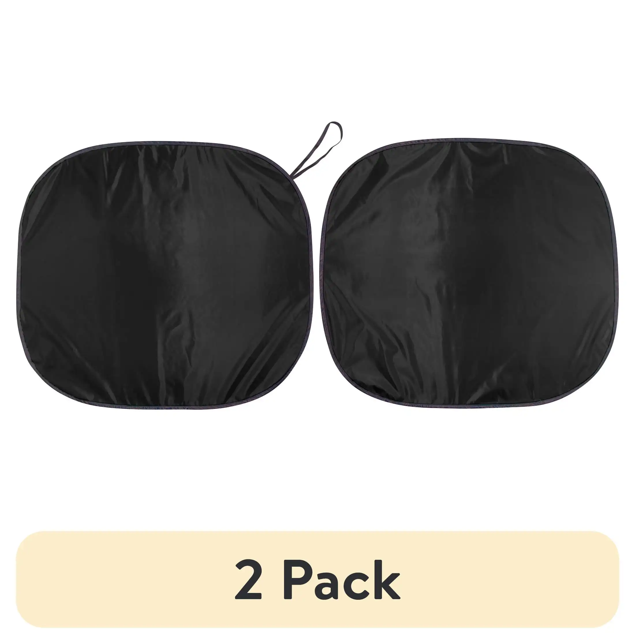 

Универсальный черный солнцезащитный козырек, 2 шт., 28,5x31,5 дюйма, пара солнцезащитных козырьков на лобовое стекло автомобиля для защиты от ультрафиолета, легко складывается