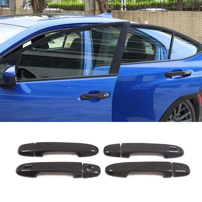 8PCS Car Door Handle Decorative Cover Car Exterior Door Handle Cover For Subaru WRX 2021-2023 Car Door Handle Cover Protector