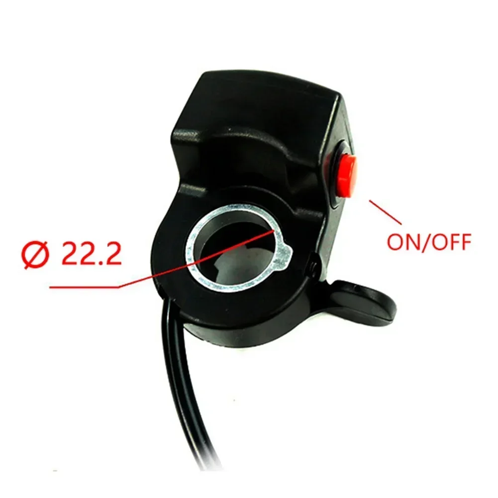 

24 В/36 В/48 В электрический велосипед поворотная ручка светодиодный дроссель управления большим пальцем для электронного велосипеда электрический велосипед скутер запасные аксессуары