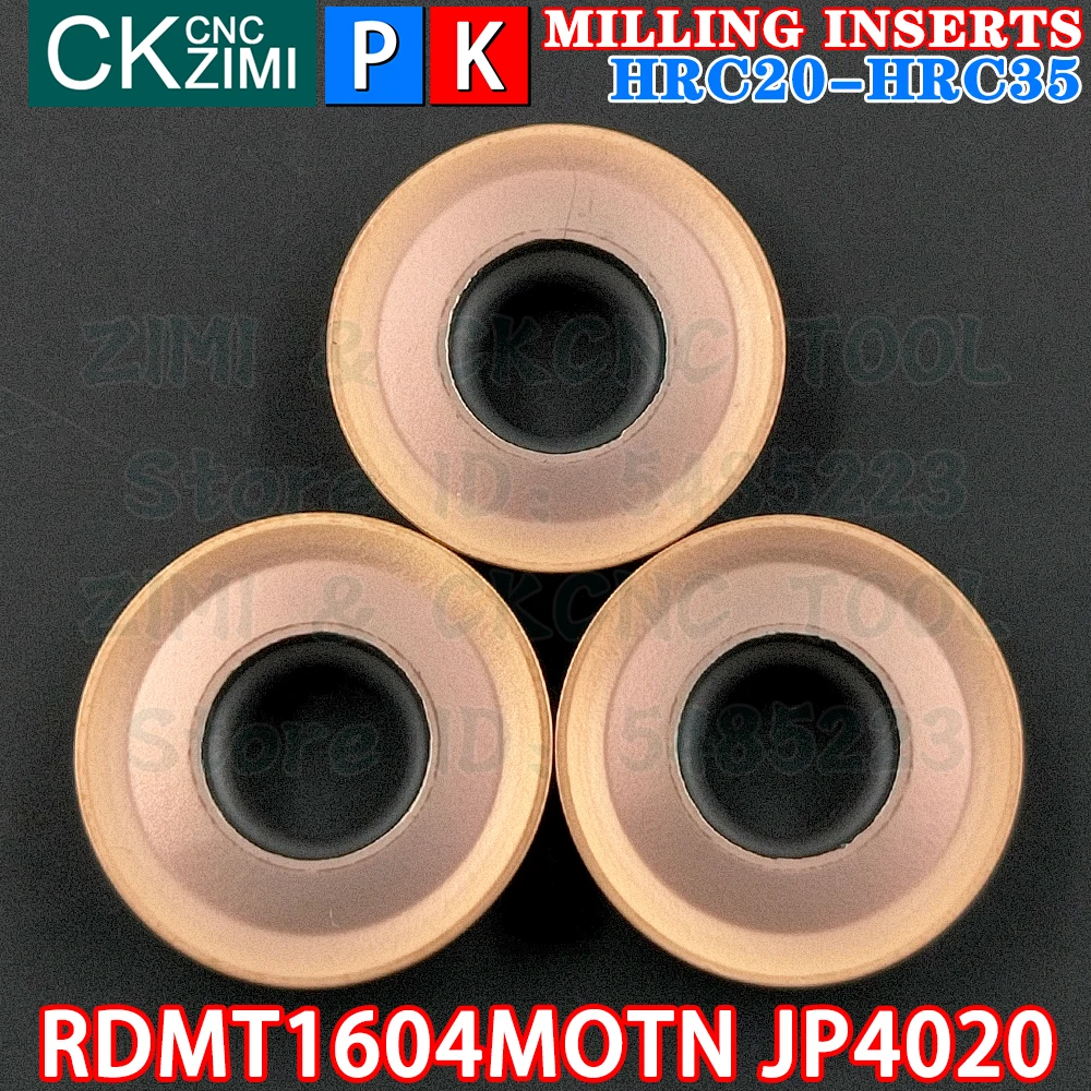 RDMT1604MOTN JP4020 RDMT 1604 MOTN JP4020 คาร์ไบด์เครื่องกัด Indexable มิลลิ่ง CNC เครื่องมือสำหรับสแตนเลส