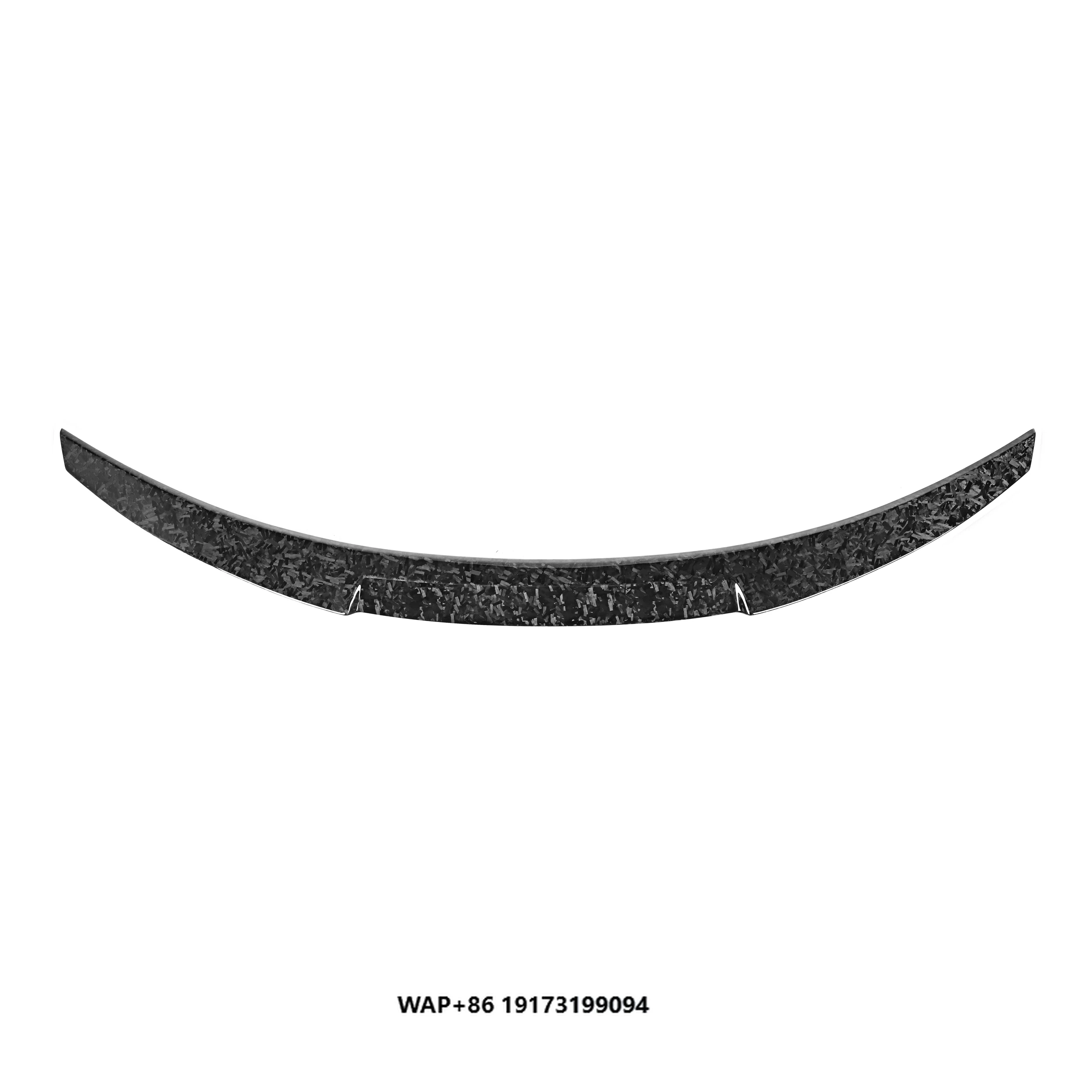 

G20 Spoiler Auto Real Dry Forged Carbon Fiber M4 Style Spoiler Wings Ducktail for B-MW 3 Series G20 G80 2020-IN G80 Spoiler