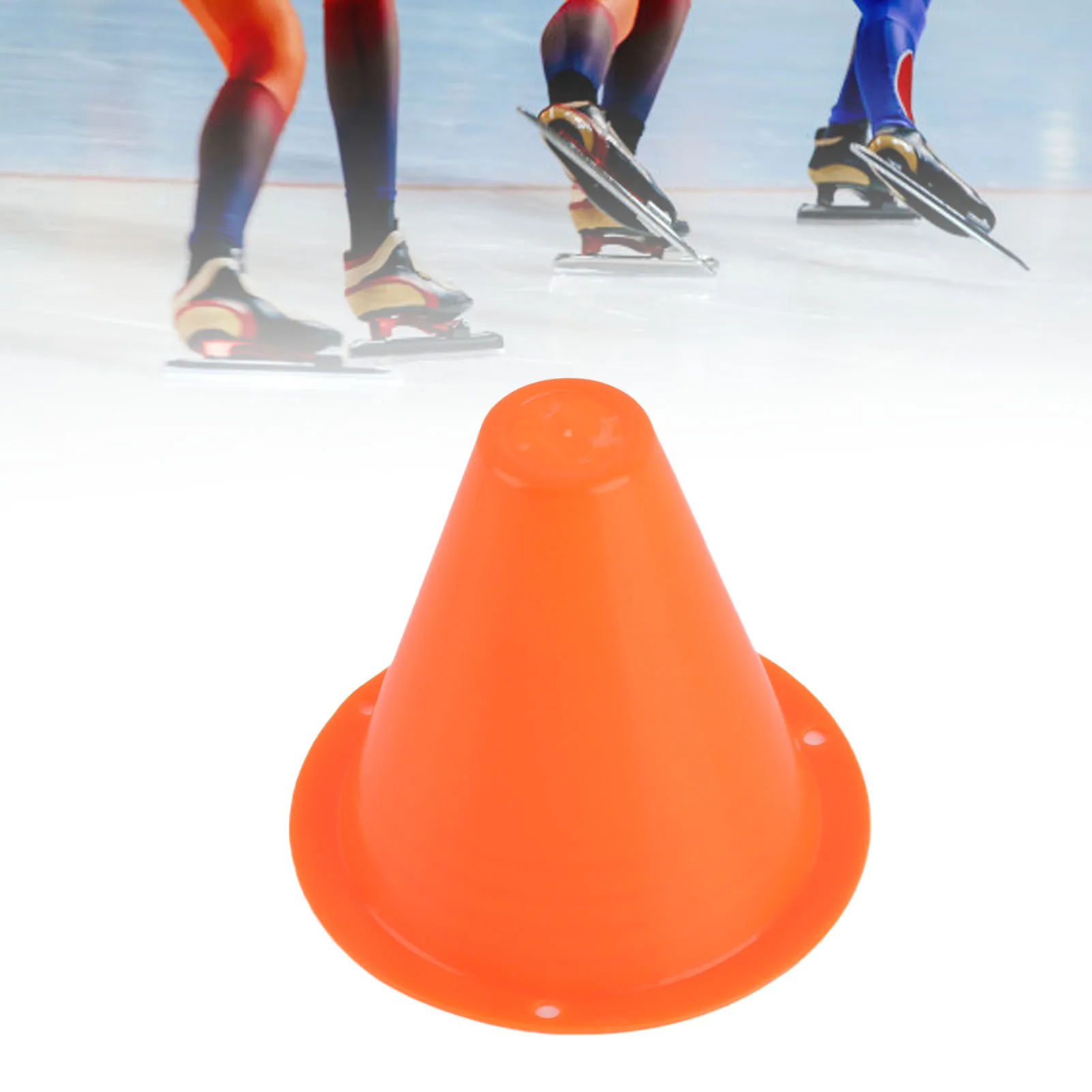 1PC 축구 스케이트 마크 배럴 축구 장애물 도로 콘 스포츠 훈련 장비(블루)