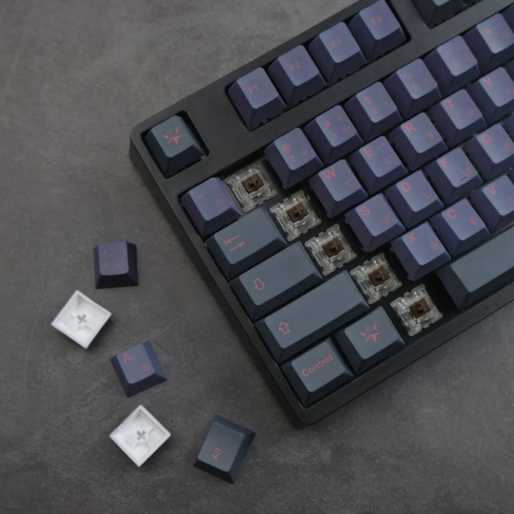 PBT Keycap GMK Alter Saber Keycaps Dye Sublimation Cherry Profile GMK Clone Key Caps For Cherry MX Keyboards
