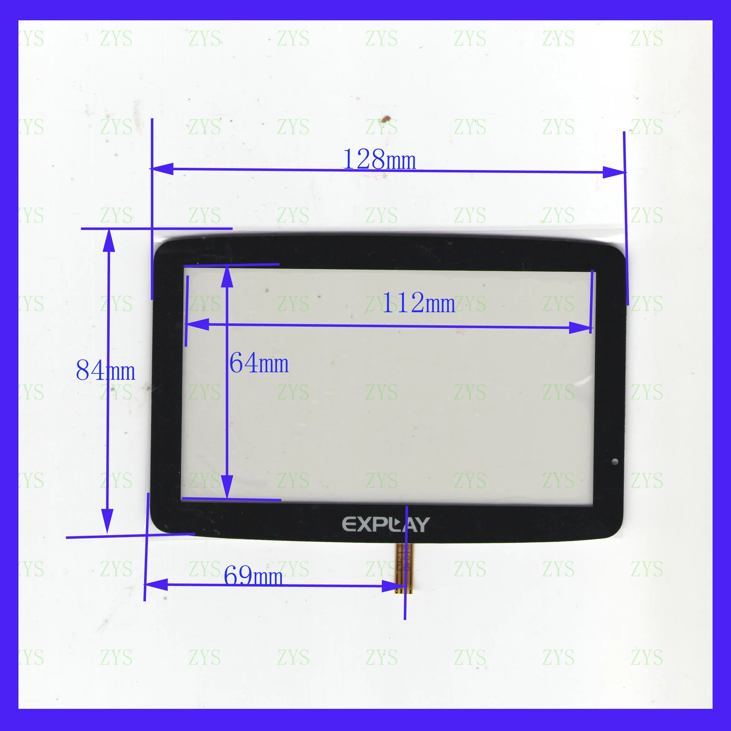 

EXPLAY это совместимо с 128*84 мм 4-строчным сенсорным экраном, сенсорное стекло, совместимое с GPS 128*84