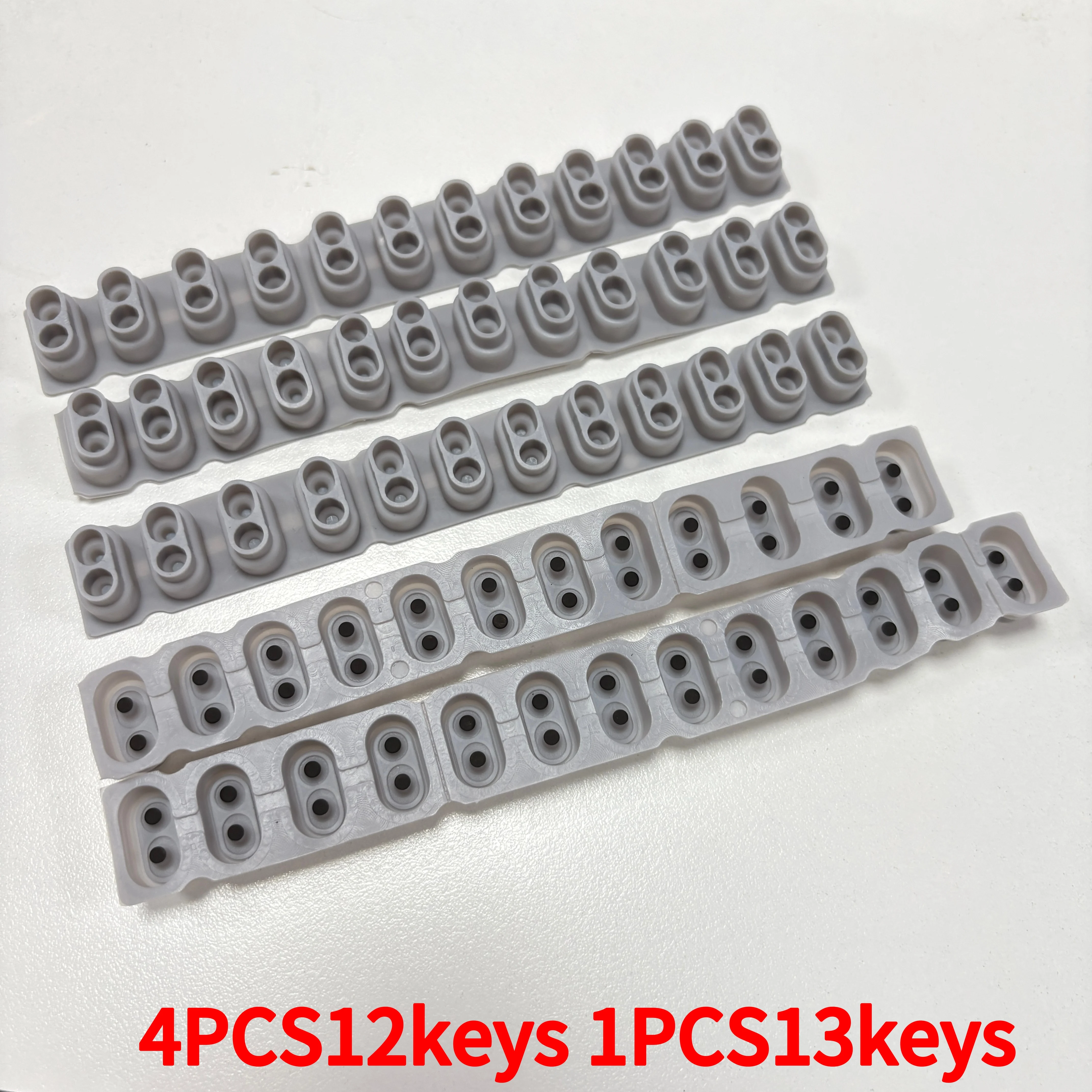 For Korg 5pcs Rubber Contact SET ( 4x12P 1x13P) Kross 61 & Kross2 61 PA600 PA500 PA1000 repair replacement parts