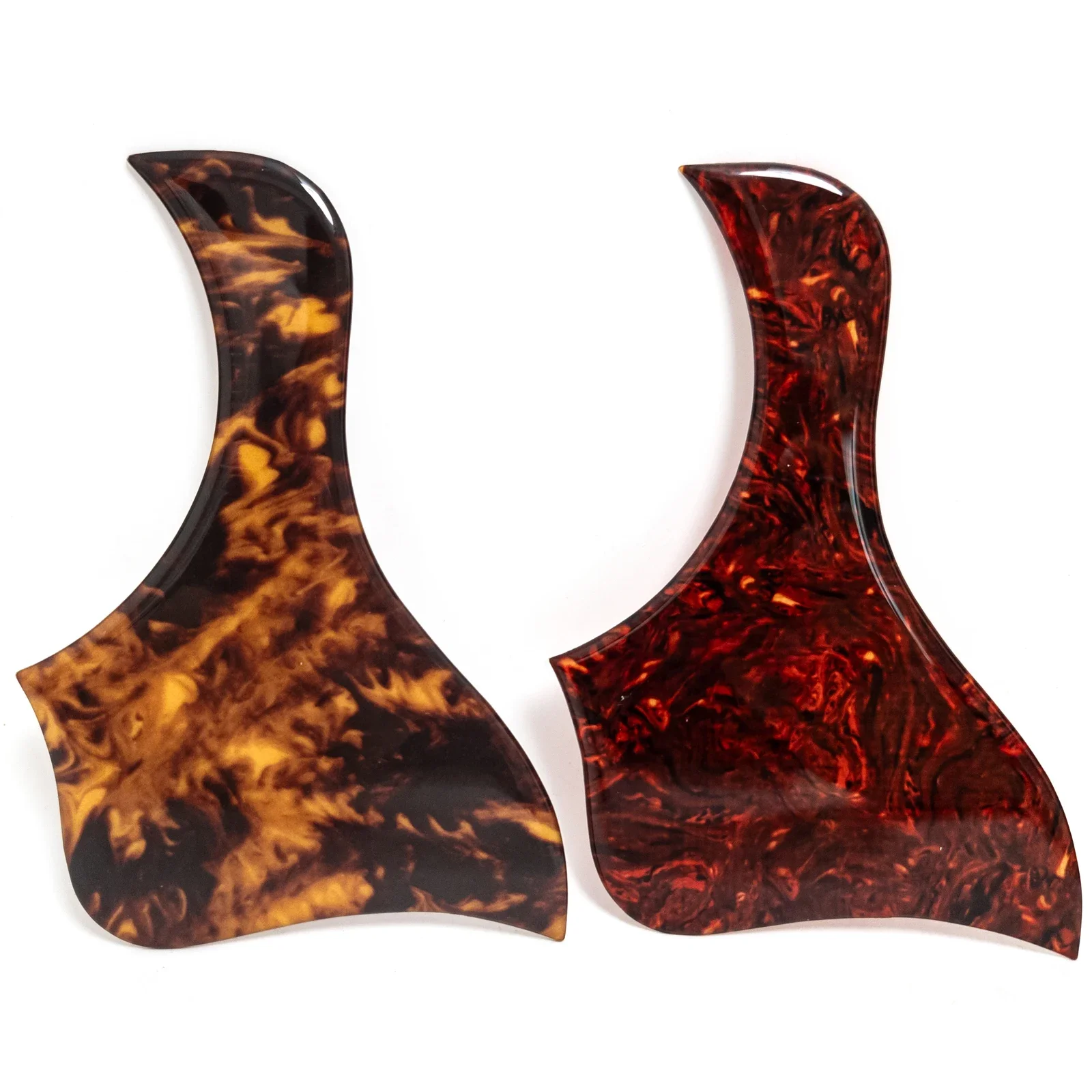 

Acoustic Guitar Pickguard Thick Beveled Edge, Self Stick Scratch Plate for 38/40/41 Inch Folk Guitar