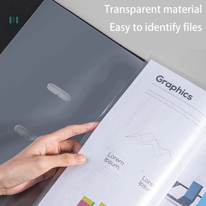 100Pages A4 Punched Pocket, Clear 11-Hole Sheet Protector Binder Pocket Paper File Letter Sheet Binder Sleeves 8 Silk-A69M