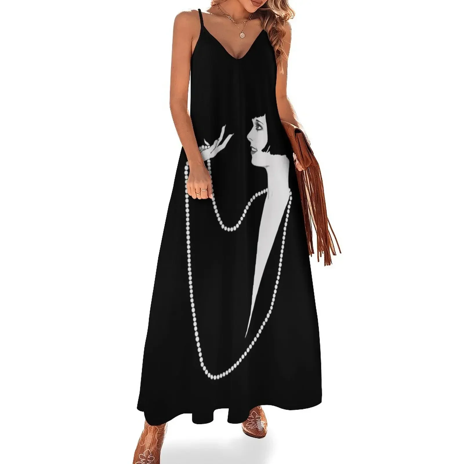 

Louise Brooks Sleeveless Dress Women long dress summer dress for woman dresses for women