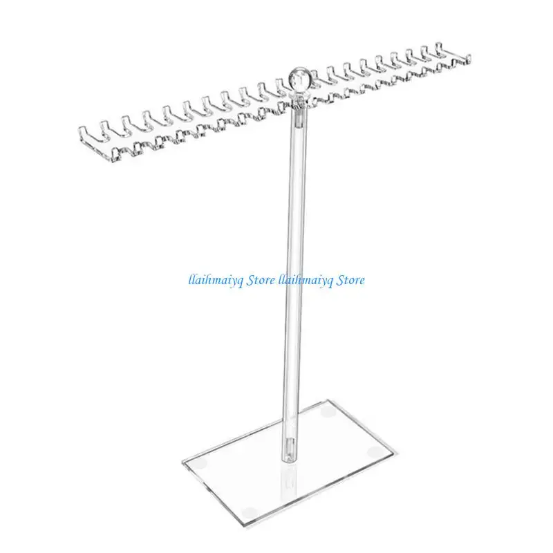 573B Jewelry Display Stand Holder Rack T-shape Watch Bracelet Storage Necklace Rings