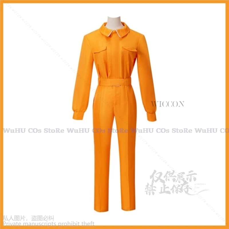 Anime Welcome To Demon-School, Iruma-kun Shax Lied Cosplay Costume Yellow Work Clothes Man Woman Halloween Carnival Suit