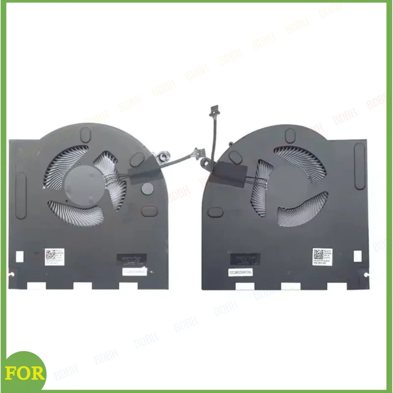 0H5TYJ 0CNV63 New CPU GPU Cooling Fan For DELL Alienware M17 R3 / M17 R4 / P45E Laptop Cooler DC12V 1A 4-Line