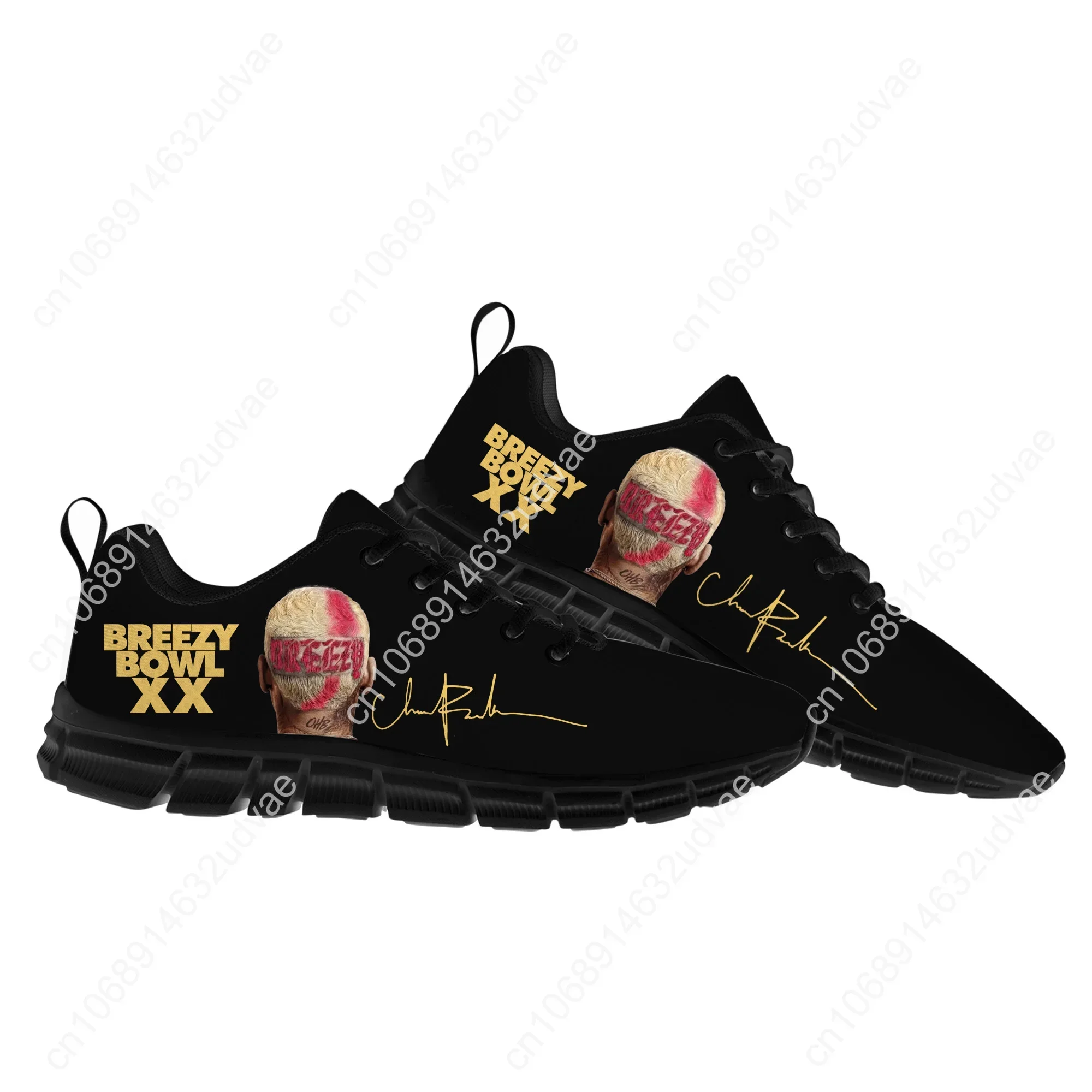 Chris Brown Mens Womens Teenager Customized Sneakers DIY Casual Tailor-Made Shoe High Quality Couple Sports Shoes