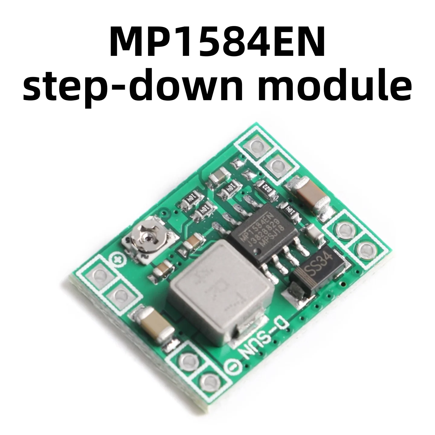 7-1 peças, mini mp1584en DC-DC conversor buck 3a módulo de fonte de alimentação ajustável 24v para 12v 9v 5v 3v módulo de alimentação step-down