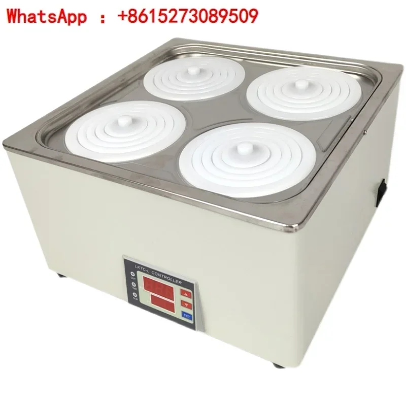 HH-4 hole digital constant temperature water bath upgraded 304 stainless steel one-time molding inner pot