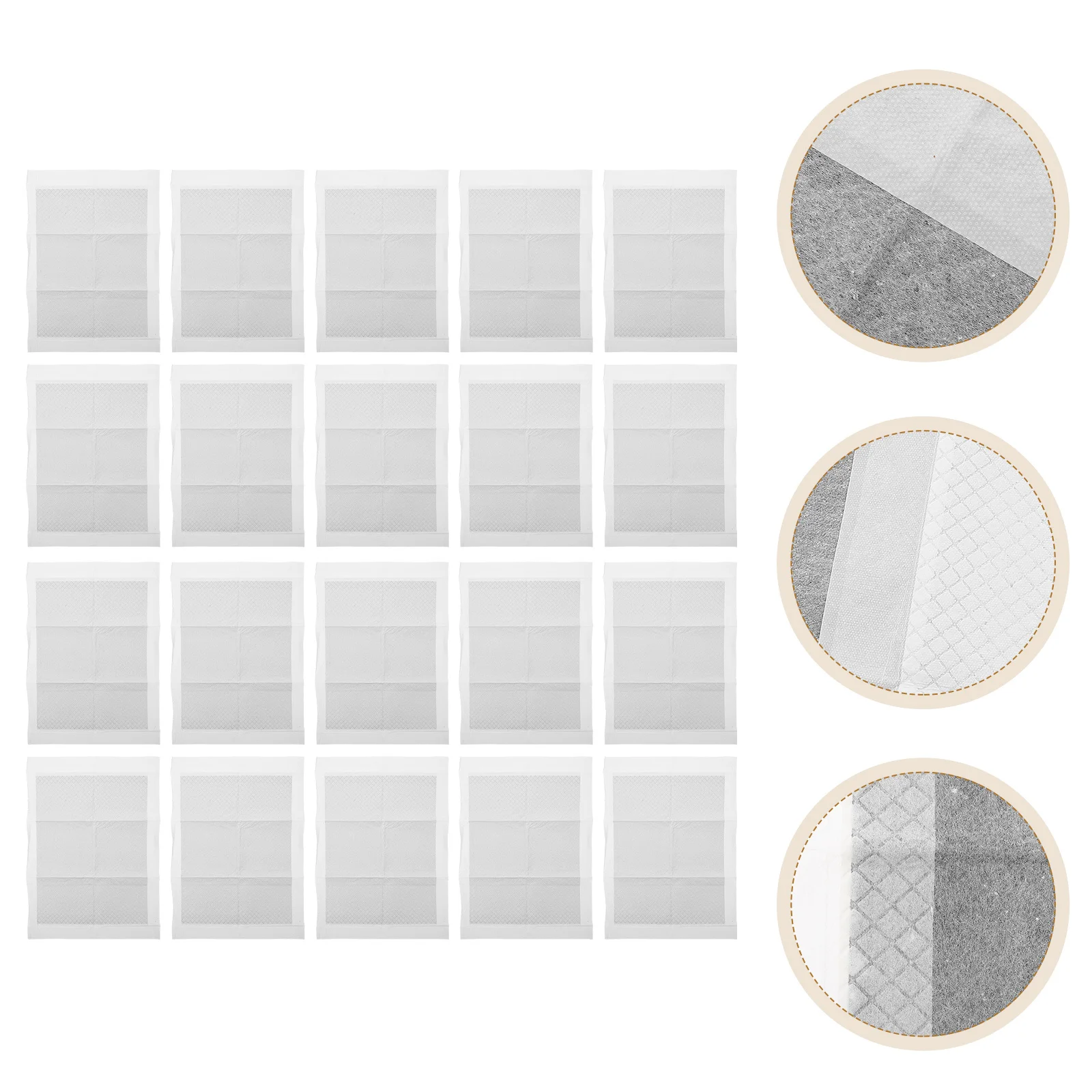

100Pcs Dog Pee Pads Premium Absorbent Puppy Potty Training Leak Proof Quick Dry Pet Pads Durable for Home Outdoor