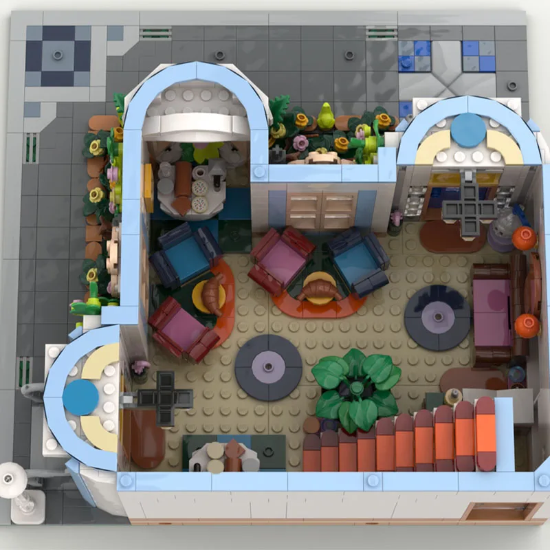 3009PCS MOC Hoek Kasteel BNB Modulaire Bouwsteenmodellen, Creatieve DIY, Perfect voor Collectie, Educatief Speelgoed Geschenken