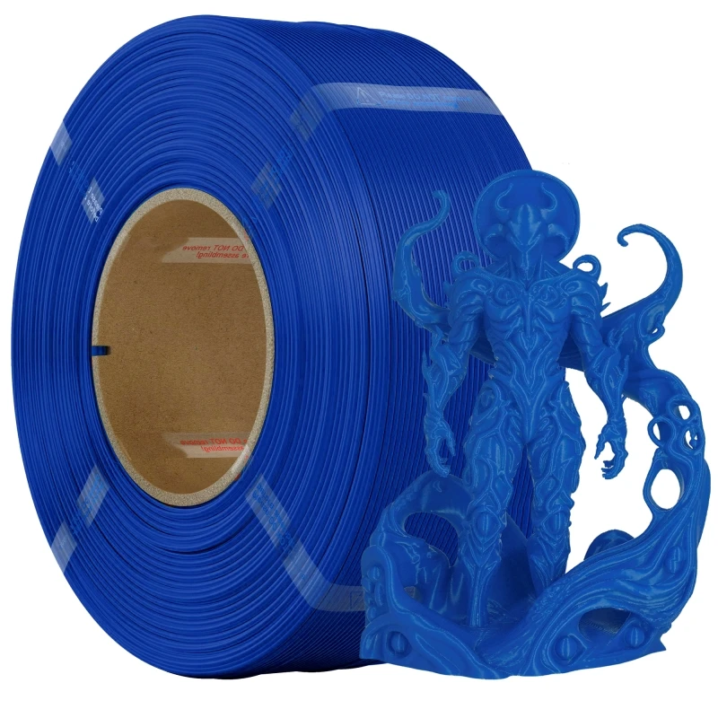 

PLA Filament 1.75mm ,1kg Refill for Reusable Spools(2.2lbs),Premium Quality 3D Printing Filament for Bambu lab 3D Printers,Blue