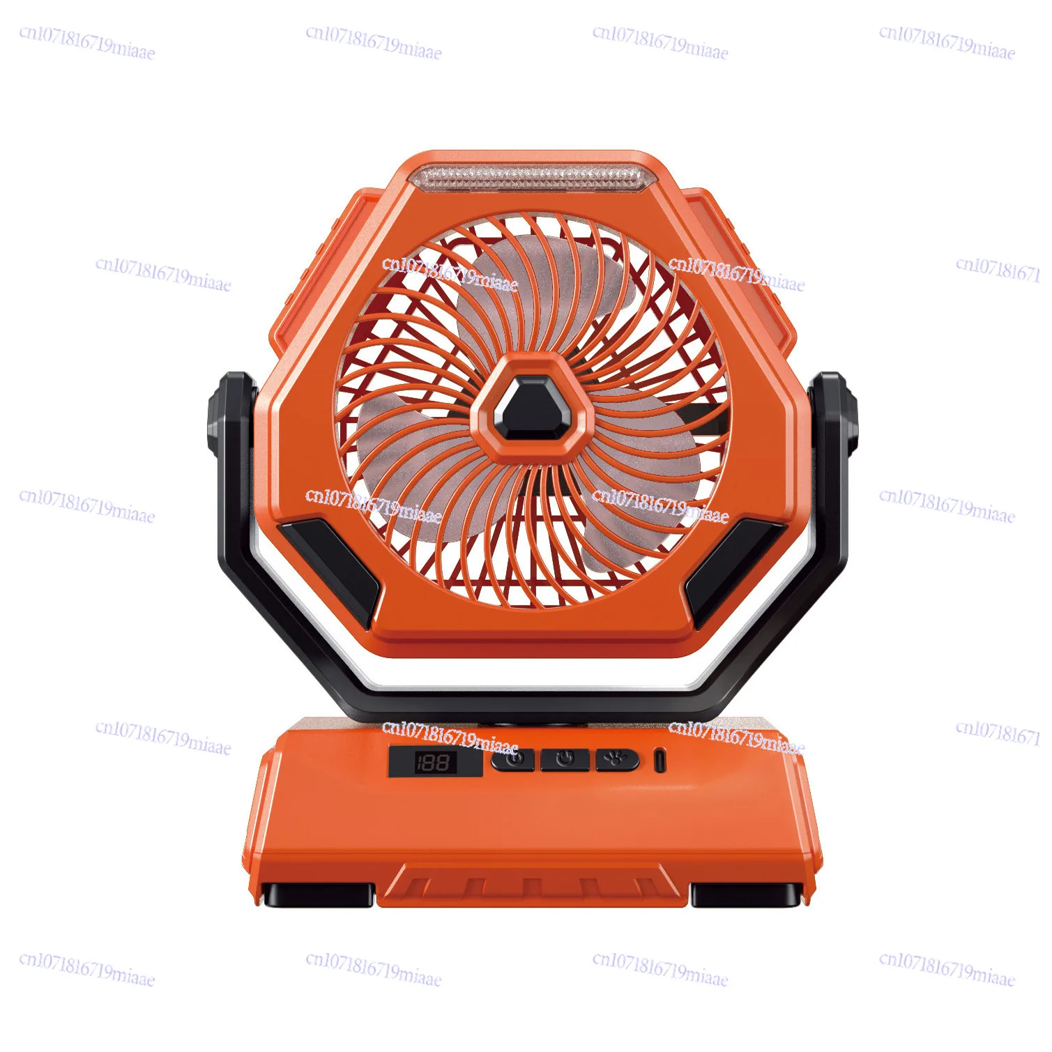 

Solar charging fan outdoor camping strong heat dissipation portable ceiling fan cooling lighting integrated light desktop