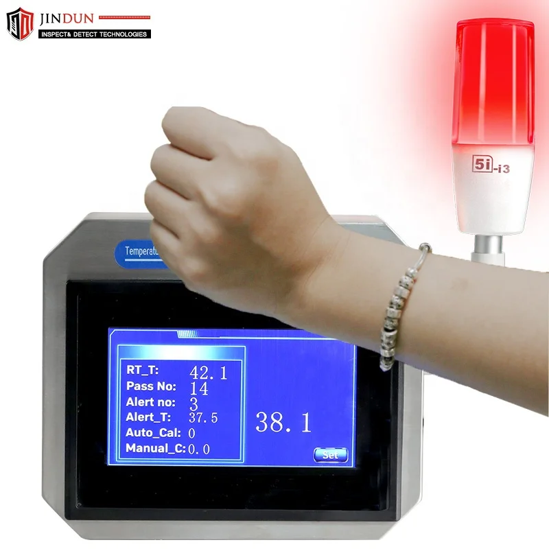 

Portable Temperature Measuring Instrument Body Temperature Scanner with Auto Alarm System